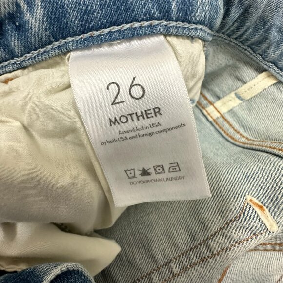 MOTHER SUPERIOR JEANS , The Hustler Ankle Fray, Ropes's End, Size 26 - Picture 9 of 11
